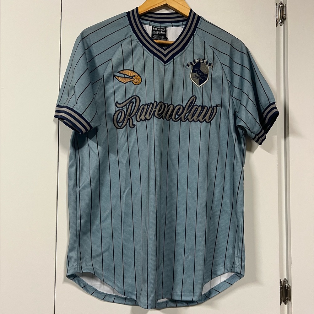 New - Harry Potter Ravenclaw Blue Striped Jersey - Picture 4 of 9